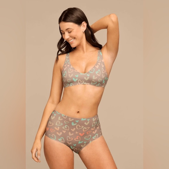 NWT, MeUndies DreamSeam High-Waisted Shortie, Love Struck, XL B28 - Picture 1 of 5